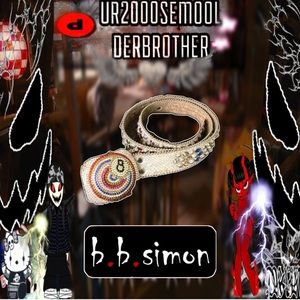 Bb Simon Rainbow 8 Ball Buckle Belt 32